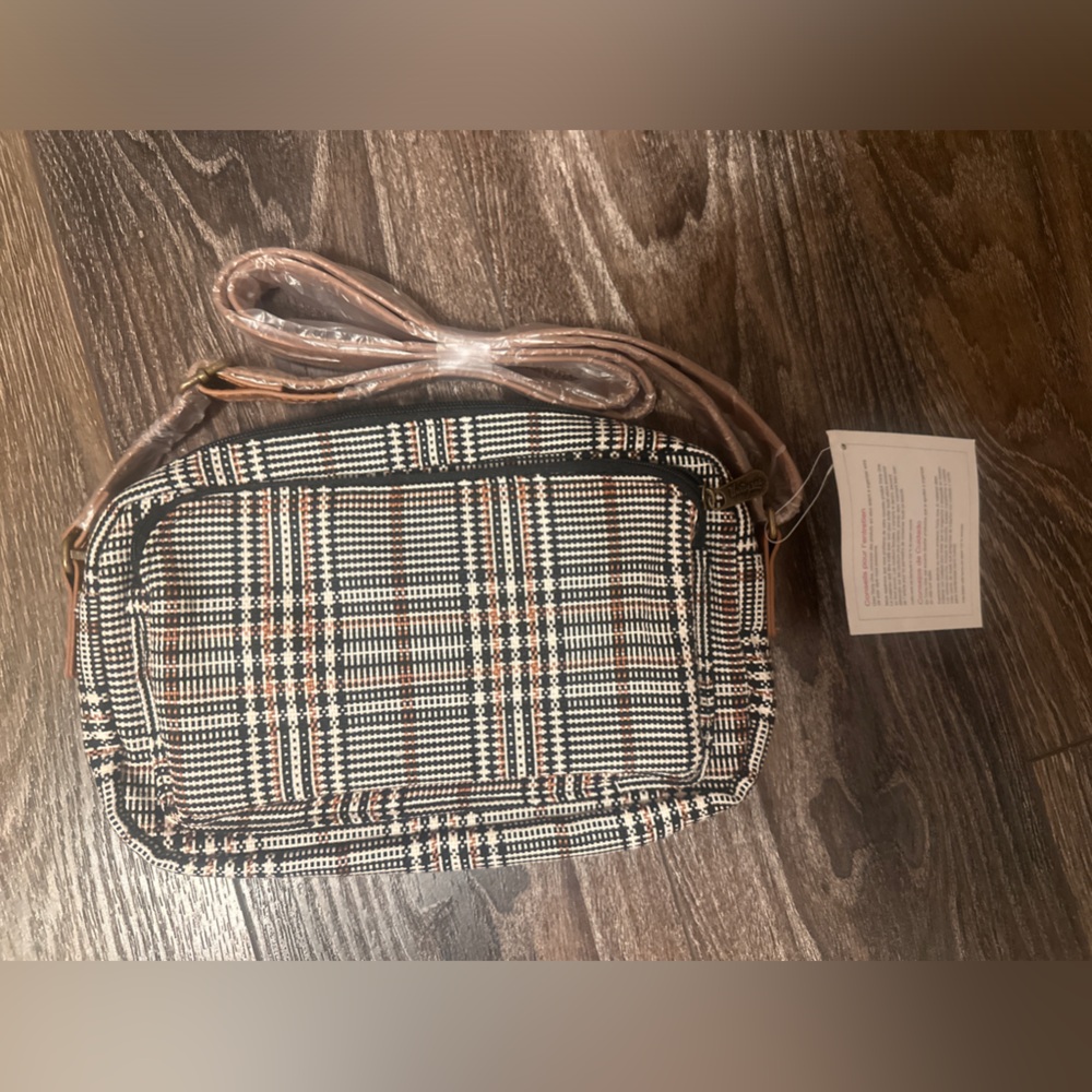 31 one plaid crossbody purse. Never worn.